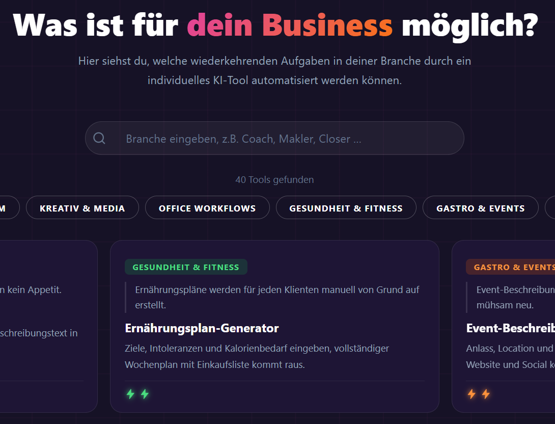 Vorschau Business Toolboard